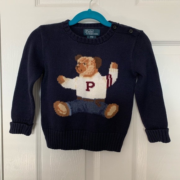 Ralph Lauren Other - Polo Ralph Lauren teddy bear sweater 24M boy